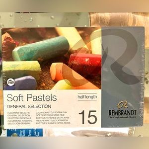Drawing/ Artist tools bundle featuring Rembrandt Soft Pastels